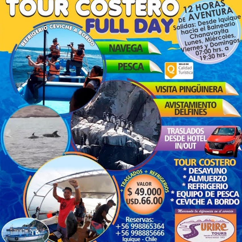 TOUR COSTERO FULL DAY